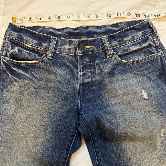 Wranglers women’s jeans size 10 boot cut medium wash distressing button fly Y2K - Picture 7 of 14